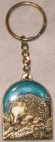Echidna - brass cast key chain