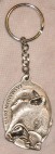 Tasmanian devil - pewter cast key chain