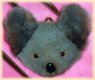 koala fur shoulder purse