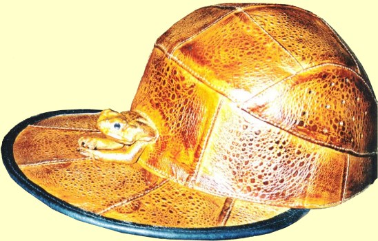 Exotic Christmas gift for man - toad leather cap