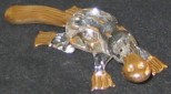 Platypus glass figurine