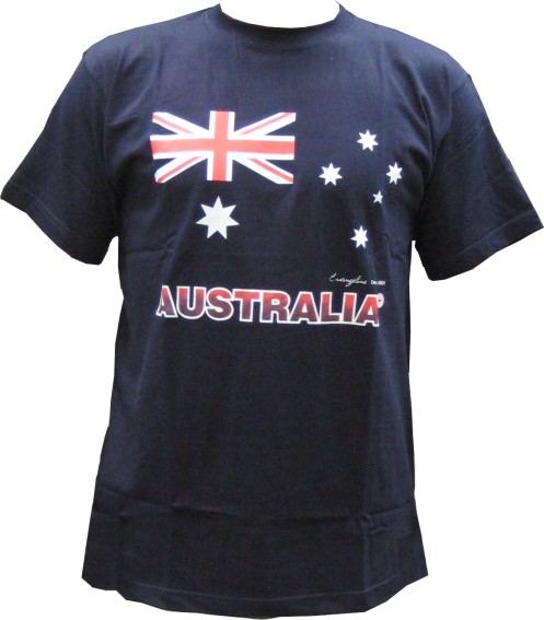Australian flag NAVY t-shirt