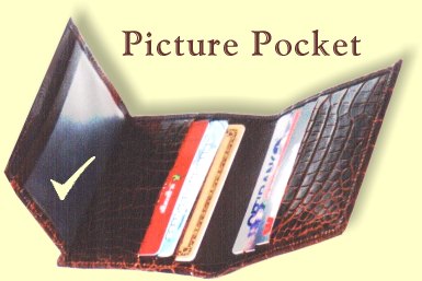 crocodile credit card wallet inside features