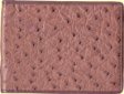 Ostrich leather wallet