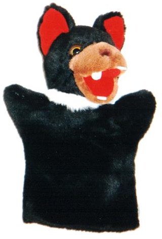 Tasmanian devil puppet soft toy