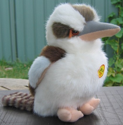 8.5 inch laughing kookaburra soft toy