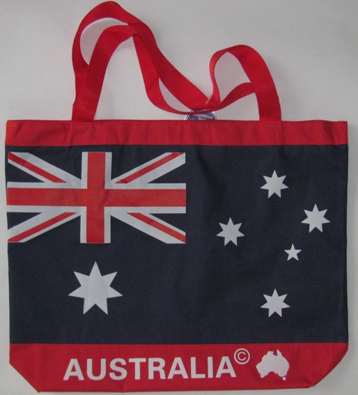 Australian flag large tote bag