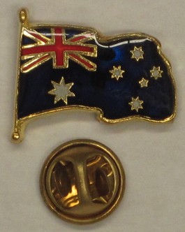 Australian flag pin