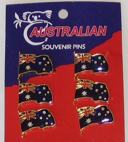 Australian flag pins