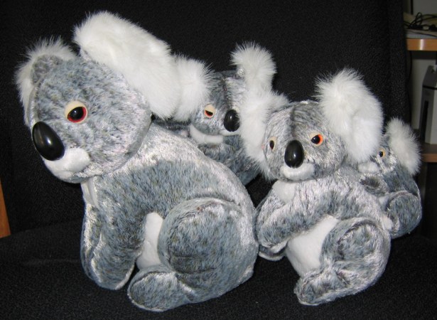 koala clip on toy