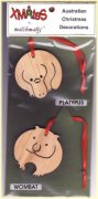 Christmas tree decoration - Platypus & Wombat