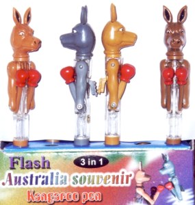 Boxing kangaroo pens