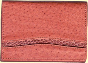 Small wallet - Emu leather credit card holder