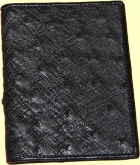 Ostrich Leather Cardholder