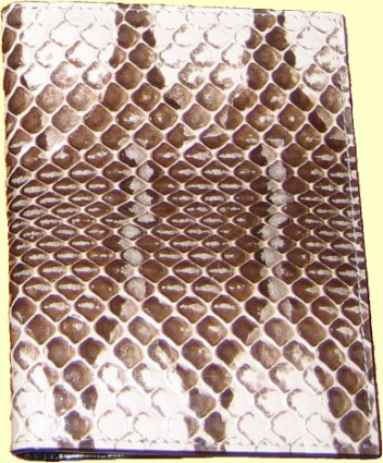Tiger Snake Leather Cardholder