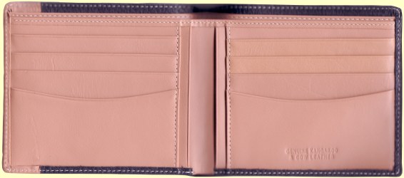 credit card men's wallet internal features