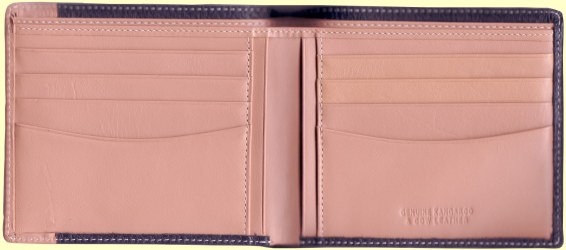 credit card men's wallet internal features