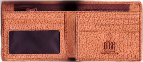 men's wallets made of kangaroo leather inside features